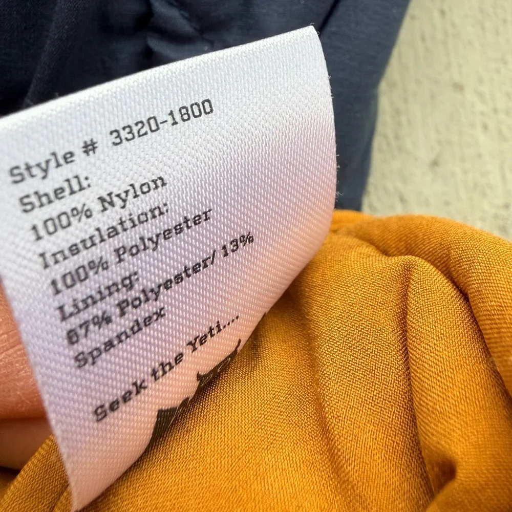 Flylow Quilted Parka Jacket Men Size XL High Fives Blue Outdoor Puffer - Picture 8 of 10